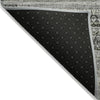 Piper Looms Chantille Stripes ACN2101 Pewter Machine Washable Area Rug Backing Image