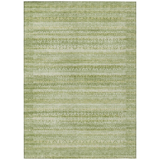 Piper Looms Chantille Stripes ACN2101 Sage Machine Washable Area Rug main image