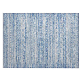 Piper Looms Chantille Stripes ACN2101 Sky Machine Washable Area Rug Scatter Main Image