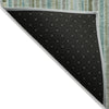 Piper Looms Chantille Stripes ACN2102 Aloe Machine Washable Area Rug Backing Image