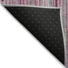 Piper Looms Chantille Stripes ACN2102 Blush Machine Washable Area Rug Backing Image
