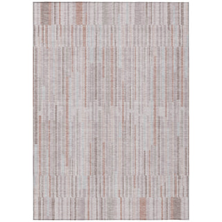 Piper Looms Chantille Stripes ACN2102 Coral Machine Washable Area Rug main image