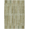 Piper Looms Chantille Stripes ACN2102 Khaki Machine Washable Area Rug main image