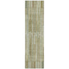 Piper Looms Chantille Stripes ACN2102 Khaki Machine Washable Area Rug Runner Main Image