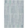 Piper Looms Chantille Stripes ACN2102 Mint Machine Washable Area Rug main image