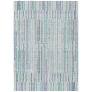 Piper Looms Chantille Stripes ACN2102 Mint Machine Washable Area Rug main image