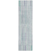 Piper Looms Chantille Stripes ACN2102 Mint Machine Washable Area Rug Runner Main Image