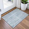 Piper Looms Chantille Stripes ACN2102 Mint Machine Washable Area Rug Scatter Lifestyle Image Feature