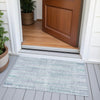 Piper Looms Chantille Stripes ACN2102 Mint Machine Washable Area Rug Scatter Outdoor Lifestyle Image Feature