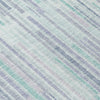 Piper Looms Chantille Stripes ACN2102 Mint Machine Washable Area Rug Swatch Image