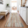 Piper Looms Chantille Stripes ACN2102 Paprika Machine Washable Area Rug Runner Lifestyle Image Feature