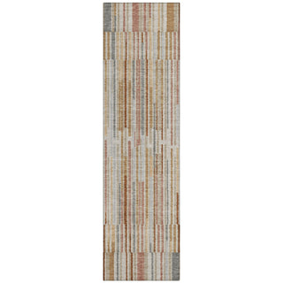 Piper Looms Chantille Stripes ACN2102 Paprika Machine Washable Area Rug Runner Main Image