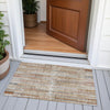 Piper Looms Chantille Stripes ACN2102 Paprika Machine Washable Area Rug Scatter Outdoor Lifestyle Image Feature