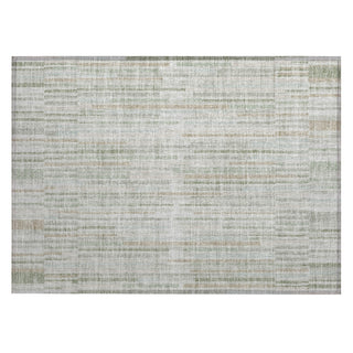Piper Looms Chantille Stripes ACN2102 Sage Machine Washable Area Rug Scatter Main Image