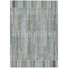 Piper Looms Chantille Stripes ACN2102 Teal Machine Washable Area Rug main image