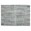 Piper Looms Chantille Stripes ACN2102 Teal Machine Washable Area Rug Scatter Main Image