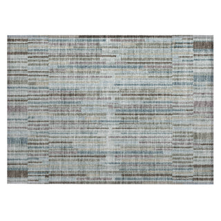 Piper Looms Chantille Stripes ACN2102 Teal Machine Washable Area Rug Scatter Main Image