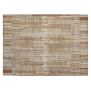 Piper Looms Chantille Stripes ACN2102 Terracotta Machine Washable Area Rug Scatter Main Image