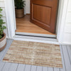 Piper Looms Chantille Stripes ACN2102 Terracotta Machine Washable Area Rug Scatter Outdoor Lifestyle Image Feature