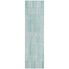 Piper Looms Chantille Stripes ACN2102 Turquoise Machine Washable Area Rug Runner Main Image