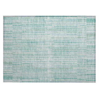 Piper Looms Chantille Stripes ACN2102 Turquoise Machine Washable Area Rug Scatter Main Image