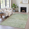 Piper Looms Chantille Global ACN2103 Aloe Machine Washable Area Rug Lifestyle Image Feature