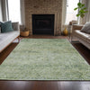 Piper Looms Chantille Global ACN2103 Aloe Machine Washable Area Rug Lifestyle Image Feature