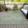 Piper Looms Chantille Global ACN2103 Aloe Machine Washable Area Rug Outdoor Lifestyle Image Feature