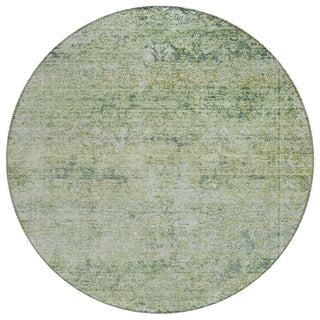 Piper Looms Chantille Global ACN2103 Aloe Machine Washable Area Rug Round Main Image