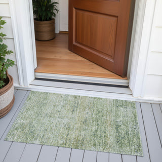 Piper Looms Chantille Global ACN2103 Aloe Machine Washable Area Rug Scatter Outdoor Lifestyle Image Feature