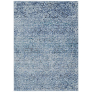 Piper Looms Chantille Global ACN2103 Blue Machine Washable Area Rug main image