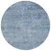 Piper Looms Chantille Global ACN2103 Blue Machine Washable Area Rug Round Main Image