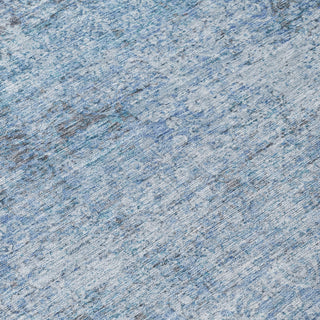 Piper Looms Chantille Global ACN2103 Blue Machine Washable Area Rug Swatch Image