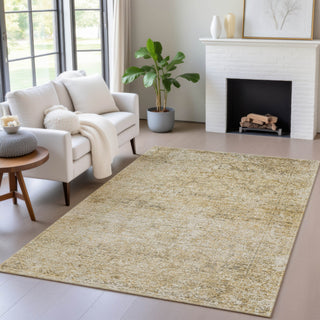 Piper Looms Chantille Global ACN2103 Copper Machine Washable Area Rug Lifestyle Image Feature