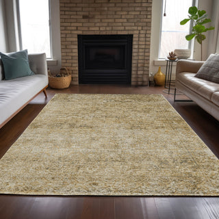 Piper Looms Chantille Global ACN2103 Copper Machine Washable Area Rug Lifestyle Image Feature