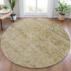 Piper Looms Chantille Global ACN2103 Copper Machine Washable Area Rug Round Lifestyle Image Feature