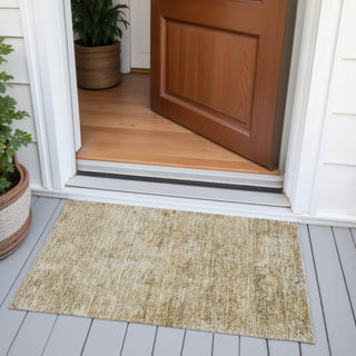 Piper Looms Chantille Global ACN2103 Copper Machine Washable Area Rug Scatter Outdoor Lifestyle Image Feature