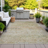 Piper Looms Chantille Global ACN2103 Gold Machine Washable Area Rug Outdoor Lifestyle Image Feature