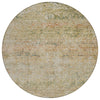 Piper Looms Chantille Global ACN2103 Gold Machine Washable Area Rug Round Main Image