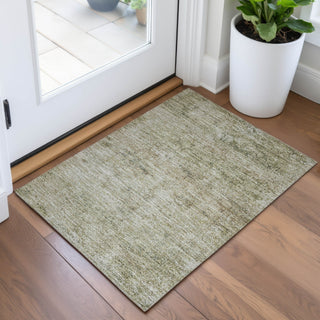 Piper Looms Chantille Global ACN2103 Sage Machine Washable Area Rug Scatter Lifestyle Image Feature