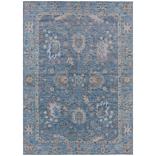 Piper Looms Chantille Global ACN2104 Blue Machine Washable Area Rug main image