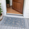 Piper Looms Chantille Global ACN2104 Blue Machine Washable Area Rug Scatter Outdoor Lifestyle Image Feature