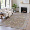 Piper Looms Chantille Global ACN2104 Brown Machine Washable Area Rug Lifestyle Image Feature