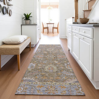 Piper Looms Chantille Global ACN2104 Brown Machine Washable Area Rug Runner Lifestyle Image Feature