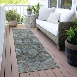 Piper Looms Chantille Global ACN2104 Fern Machine Washable Area Rug Runner Outdoor Lifestyle Image Feature