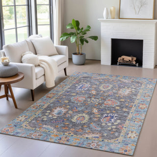 Piper Looms Chantille Global ACN2104 Gray Machine Washable Area Rug Lifestyle Image Feature