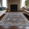 Piper Looms Chantille Global ACN2104 Gray Machine Washable Area Rug Lifestyle Image Feature