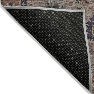 Piper Looms Chantille Global ACN2104 Mocha Machine Washable Area Rug Backing Image