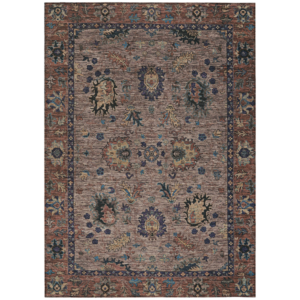 Piper Looms Chantille Global ACN2104 Mocha Machine Washable Area Rug main image