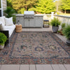 Piper Looms Chantille Global ACN2104 Mocha Machine Washable Area Rug Outdoor Lifestyle Image Feature